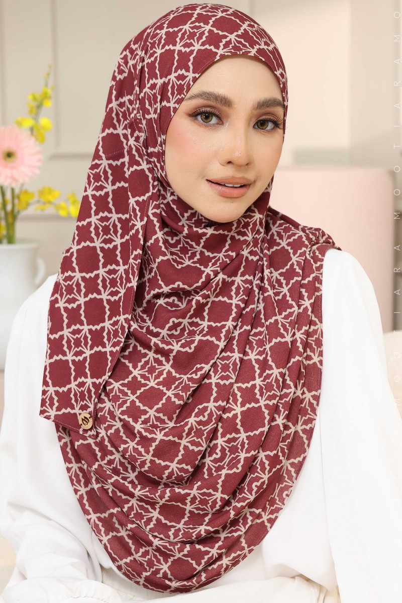 Warda Premium in RANIA BURGNDY