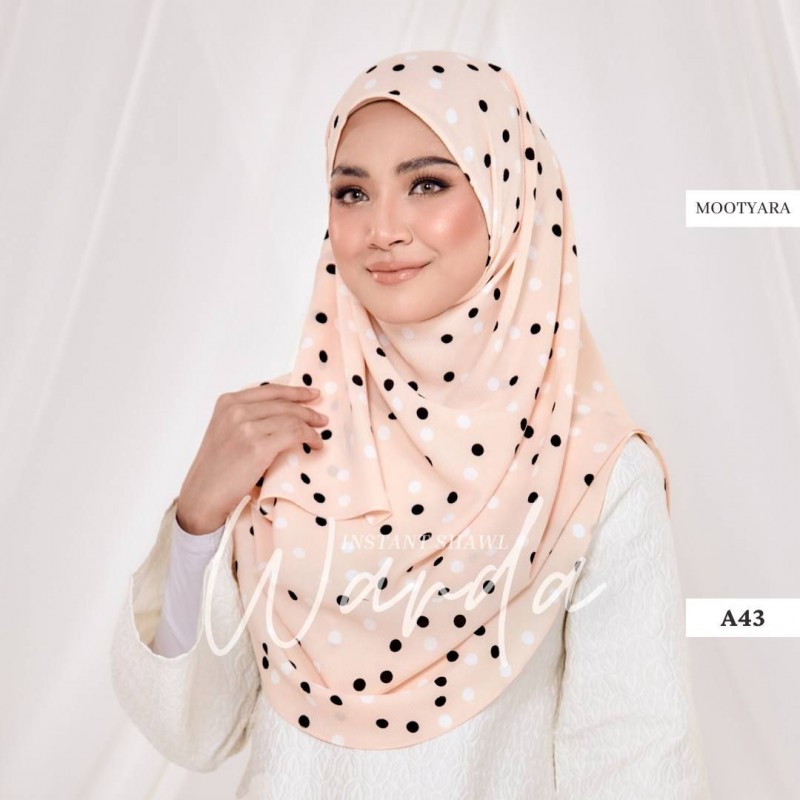 (DEFECT) WARDA KLASIK PRINTED (A43)