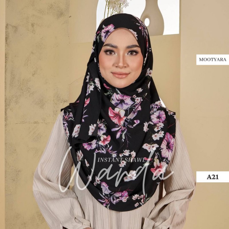 (DEFECT) Warda Klasik Printed (A21)