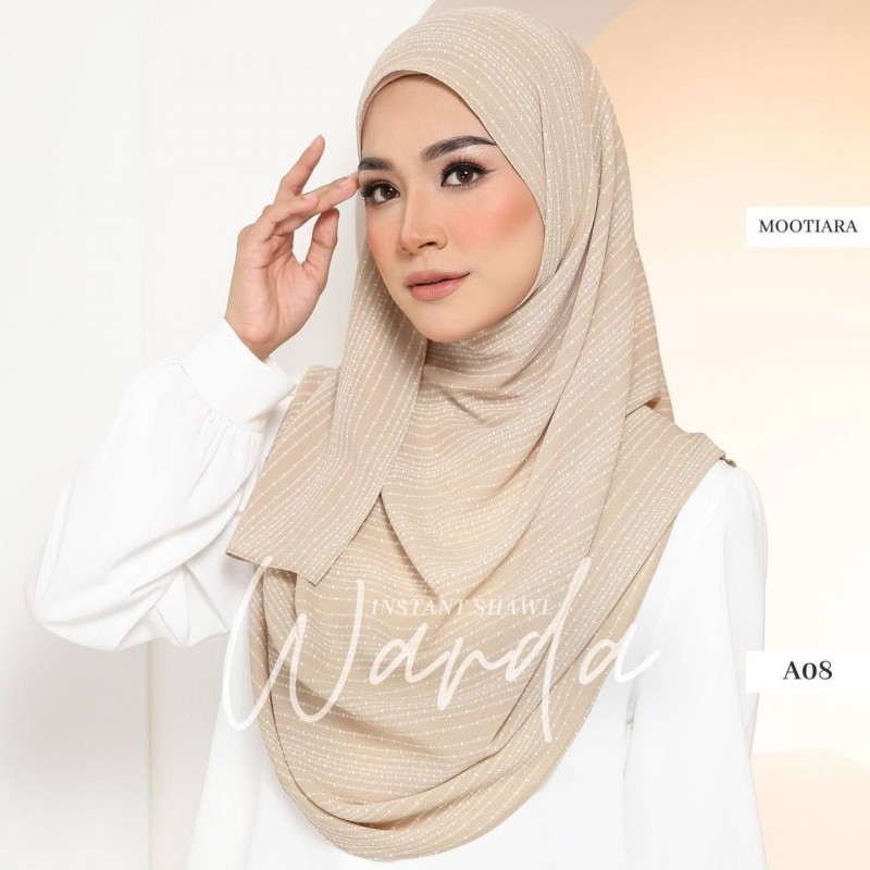 (DEFECT) WARDA KLASIK PRINTED (A04)