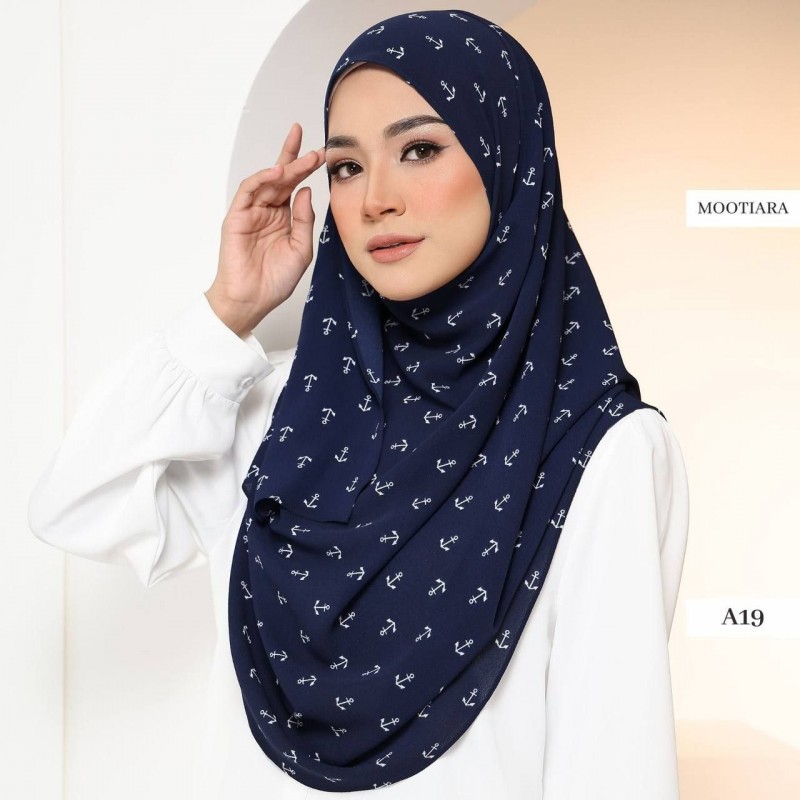 (DEFECT) WARDA KLASIK PRINTED (A19)