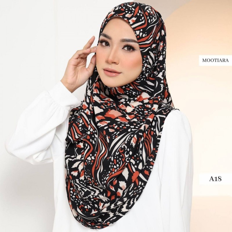 (DEFECT) Warda Klasik Printed (A18)