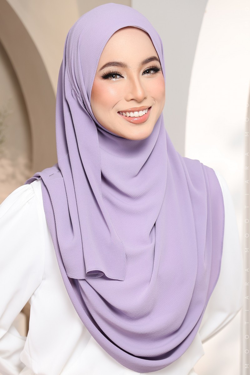 Warda Klasik Plain CP77 (Pastel Purple)