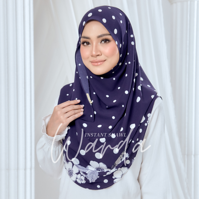 (DEFECT) WARDA KLASIK PRINTED (A48)