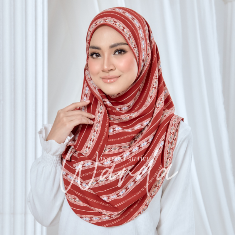 (DEFECT) WARDA KLASIK PRINTED (A49)