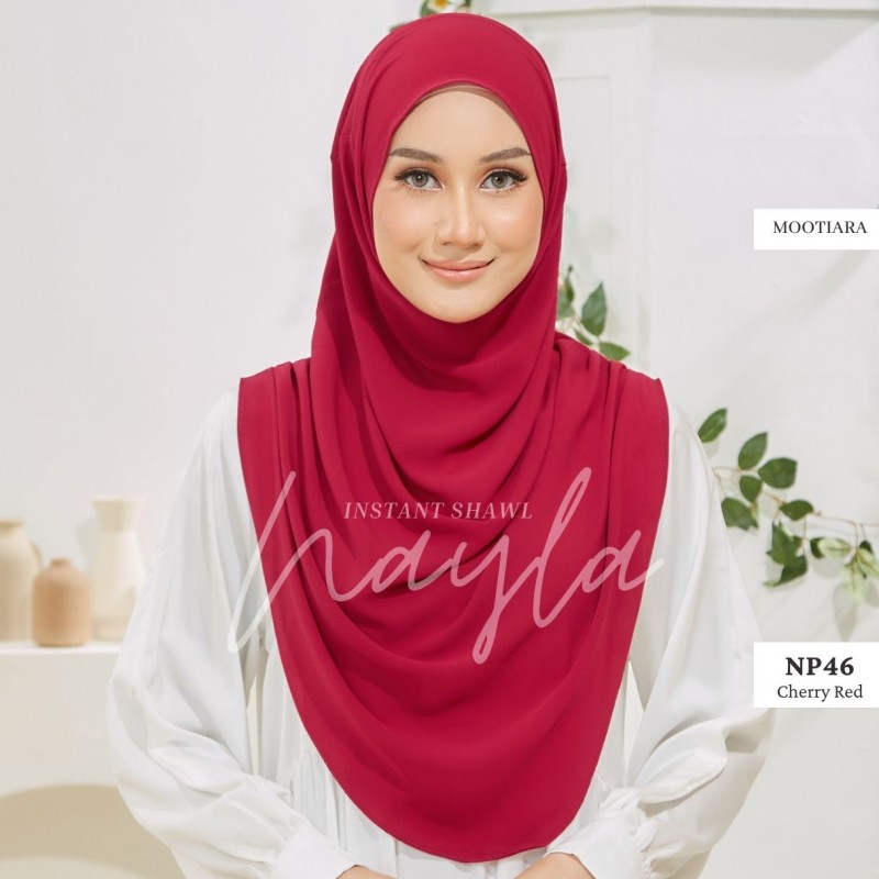 (DEFECT) Nayla Plain NP46 (Cherry Red)