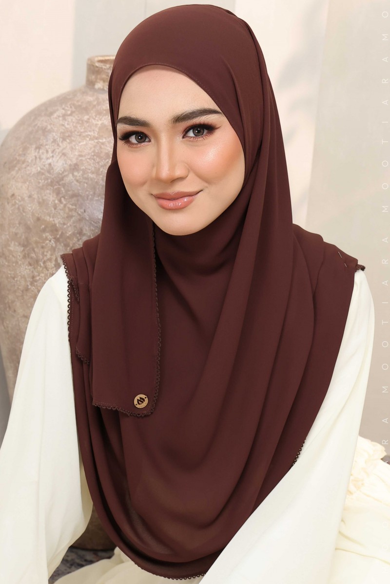 LADY WARDA CROCHET Instant LC17 (Dark Brown)