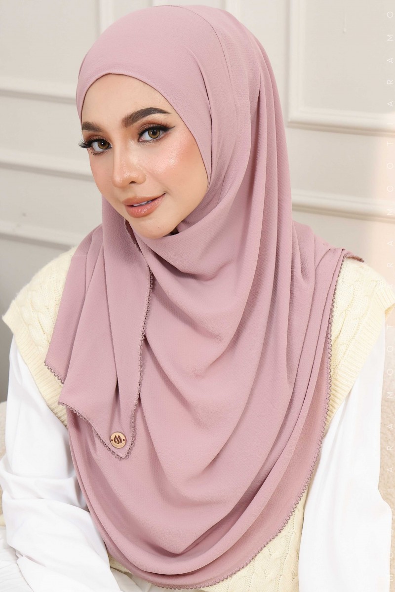 WARDA Plain Sulam Crochet WC05 (Spanish Rose)