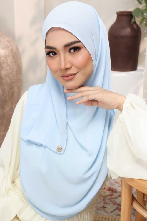 WARDA Plain Sulam Crochet WC11 (Baby Blue)