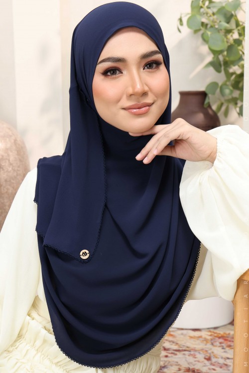 WARDA Plain Sulam Crochet WC20 (Midnight Blue)
