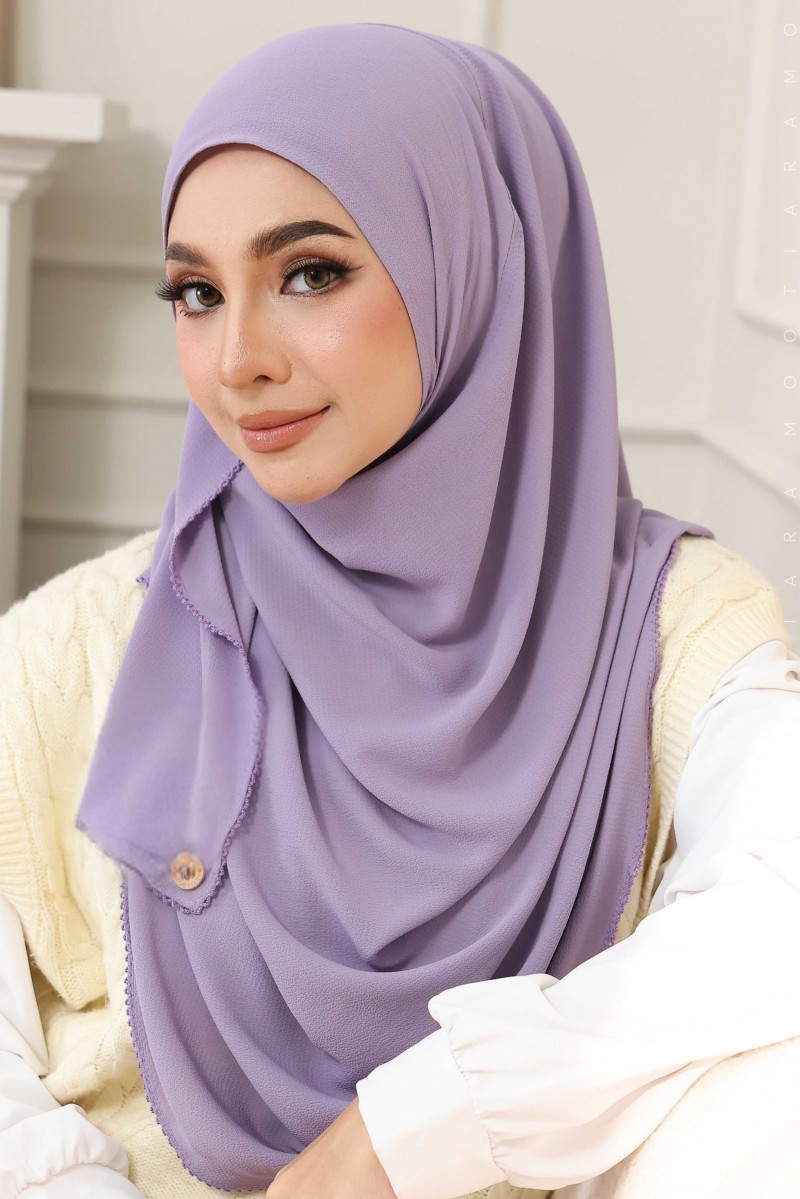 WARDA Plain Sulam Crochet WC28 (Pastel Purple)