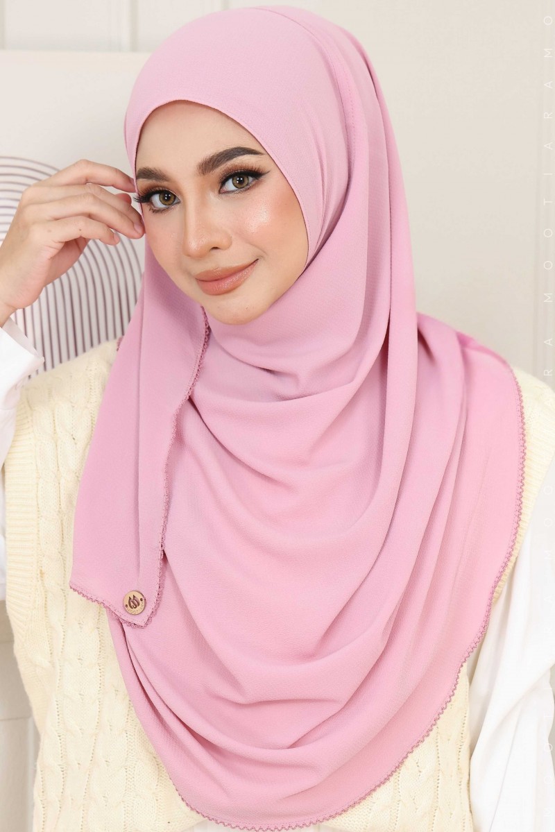 WARDA Plain Sulam Crochet WC29 (Cupcake Pink)